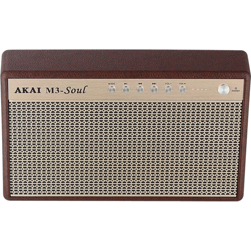 Akai M3-Soul Φορητό Ηχείο Bluetooth με USB, Aux-In και USB για Φόρτιση 20W RMS Χρώμα Coffee Akai M3-Soul Φορητό Ηχείο Bluetooth με USB, Aux-In και USB για Φόρτιση 20W RMS Χρώμα Coffee